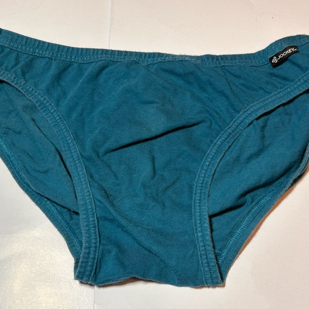 Jockey Elance Turquoise Blue Large Brief - Picture 2 of 4